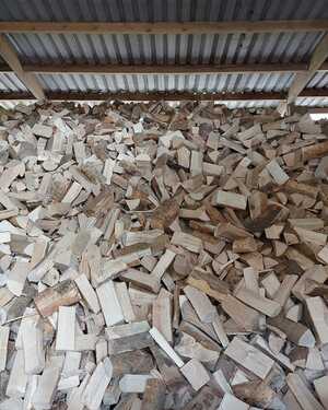 stacked firewood