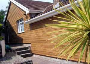 thermowood cladding house
