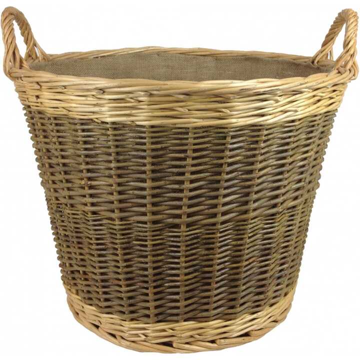 Log Basket With Lining