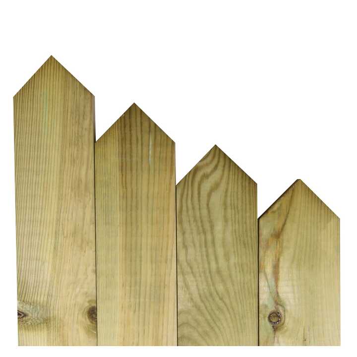 Individual Planed Pointed Top Picket
