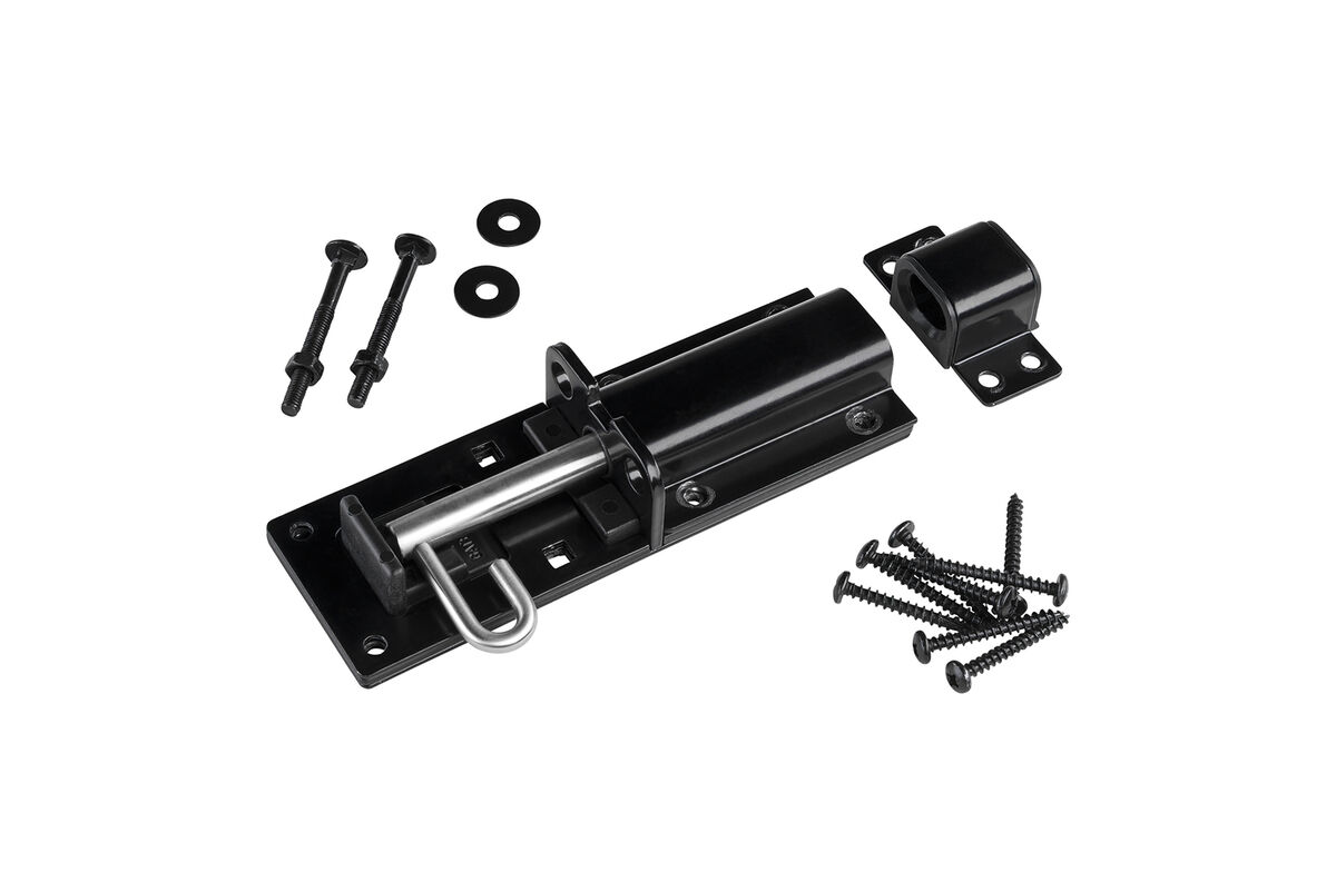 Advanced Hardware Heavy Padbolt 150mm Black 1.jpg