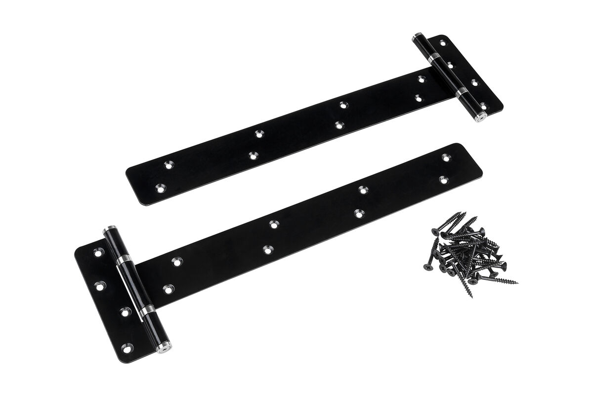 Advanced Hardware Heavy Tee Hinge 450mm Black 1.jpg