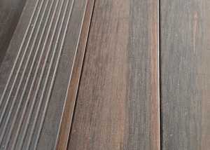 dark bamboo decking