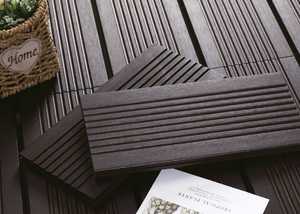 dark bamboo decking