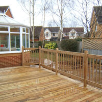 Decking with American balustrade.JPG