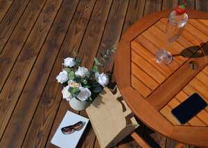 brushwood decking