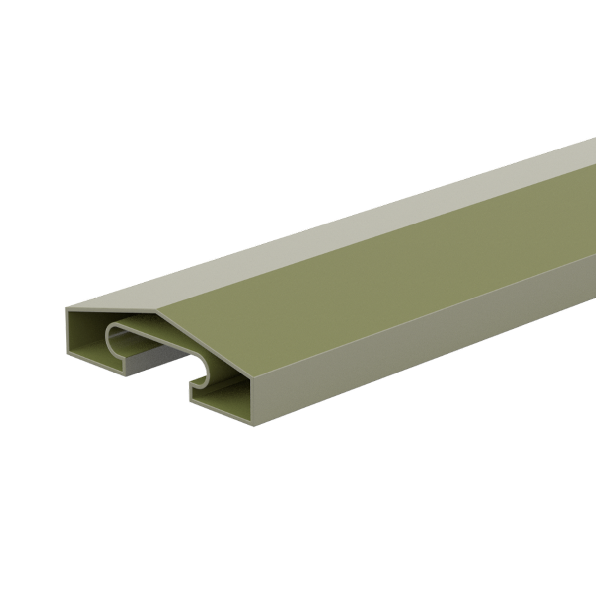Durapost Capping Rail - Olive Grey.png