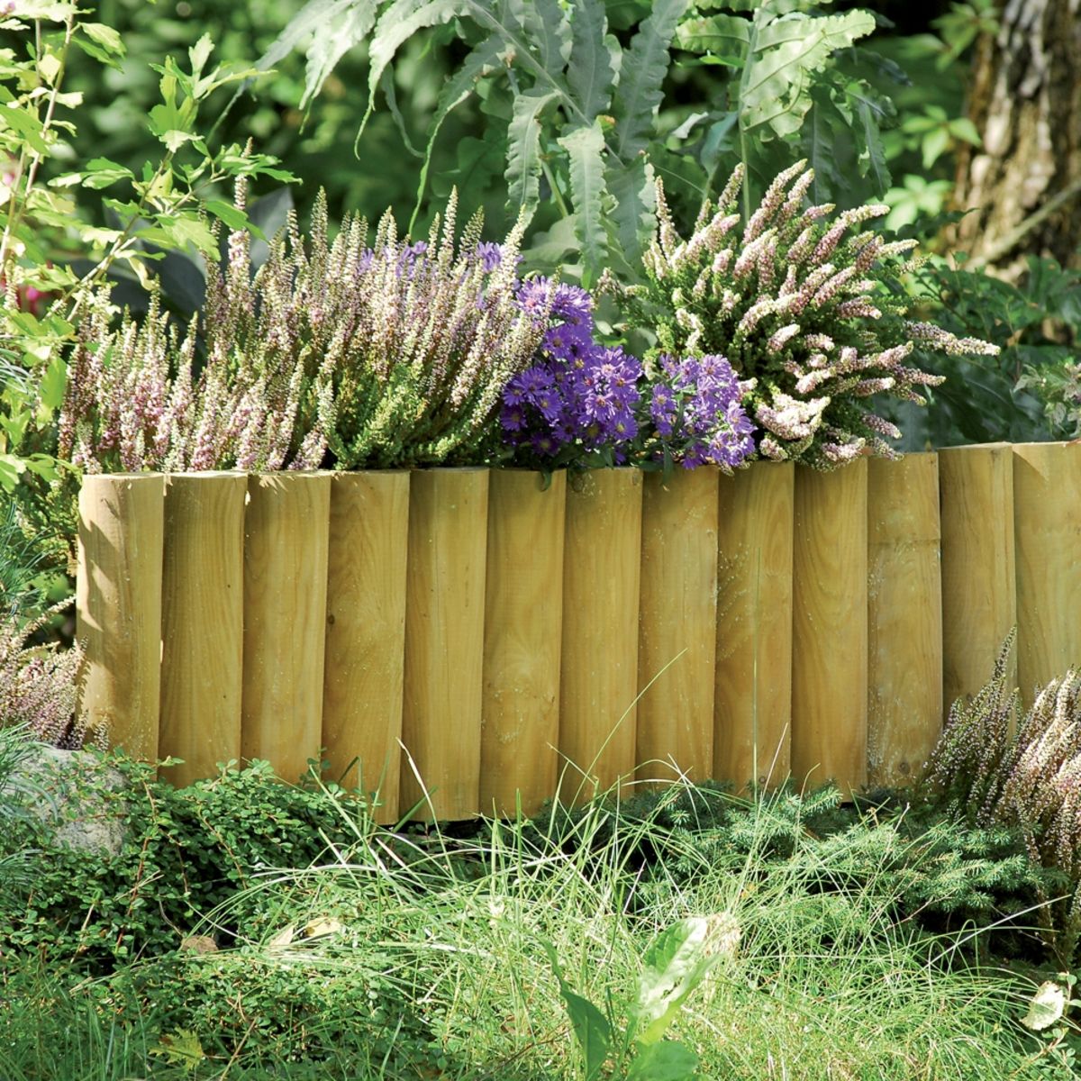 Log Board Edging | Products | Fountain Timber