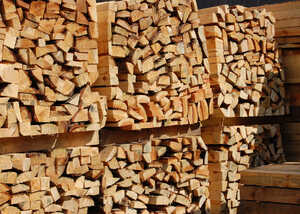 cut logs stored at fountain timber