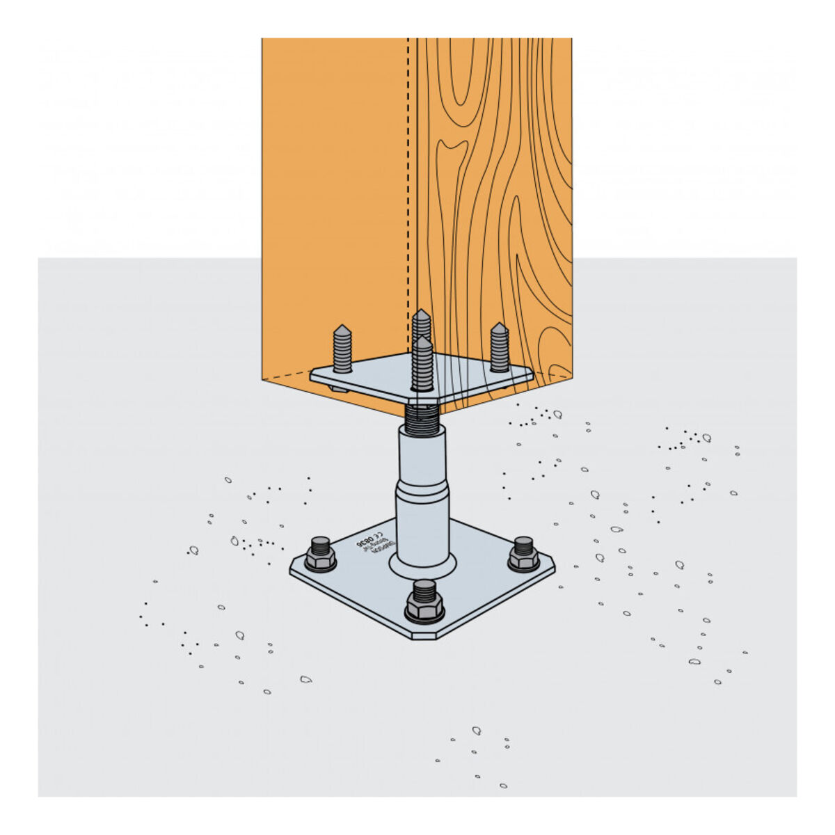 Elevated Post Base | Products | Fountain Timber