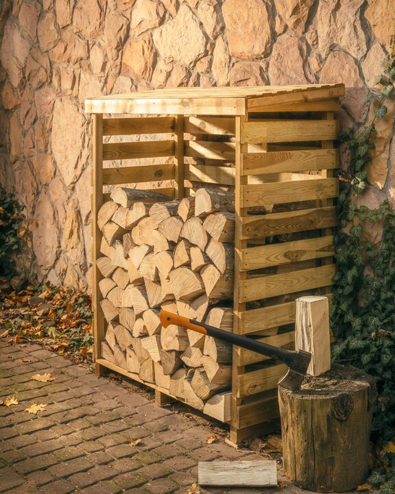 Open Log Store 1.2x 0.60x1.5m | Products | Fountain Timber