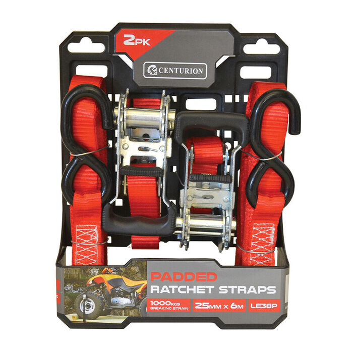 Centurion Medium Duty Padded Ratchet Strap