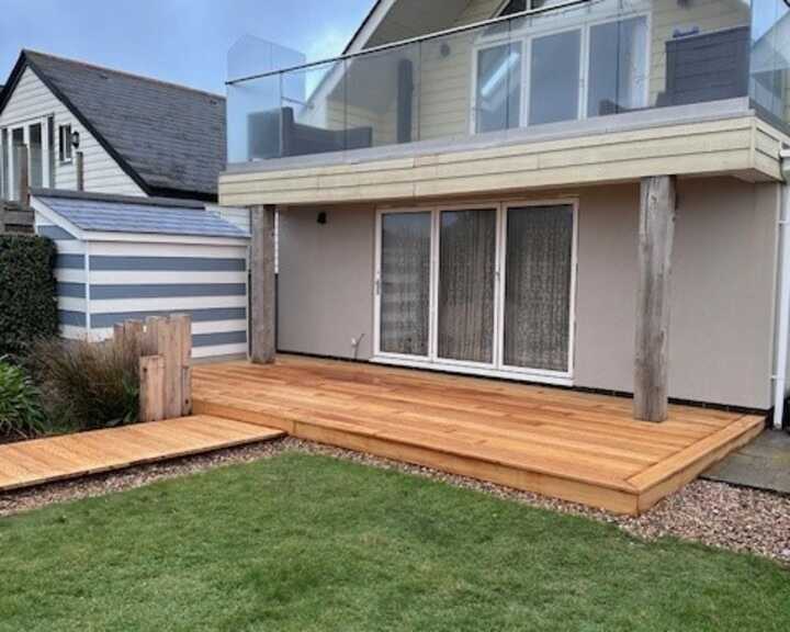 Opepe Hardwood Decking