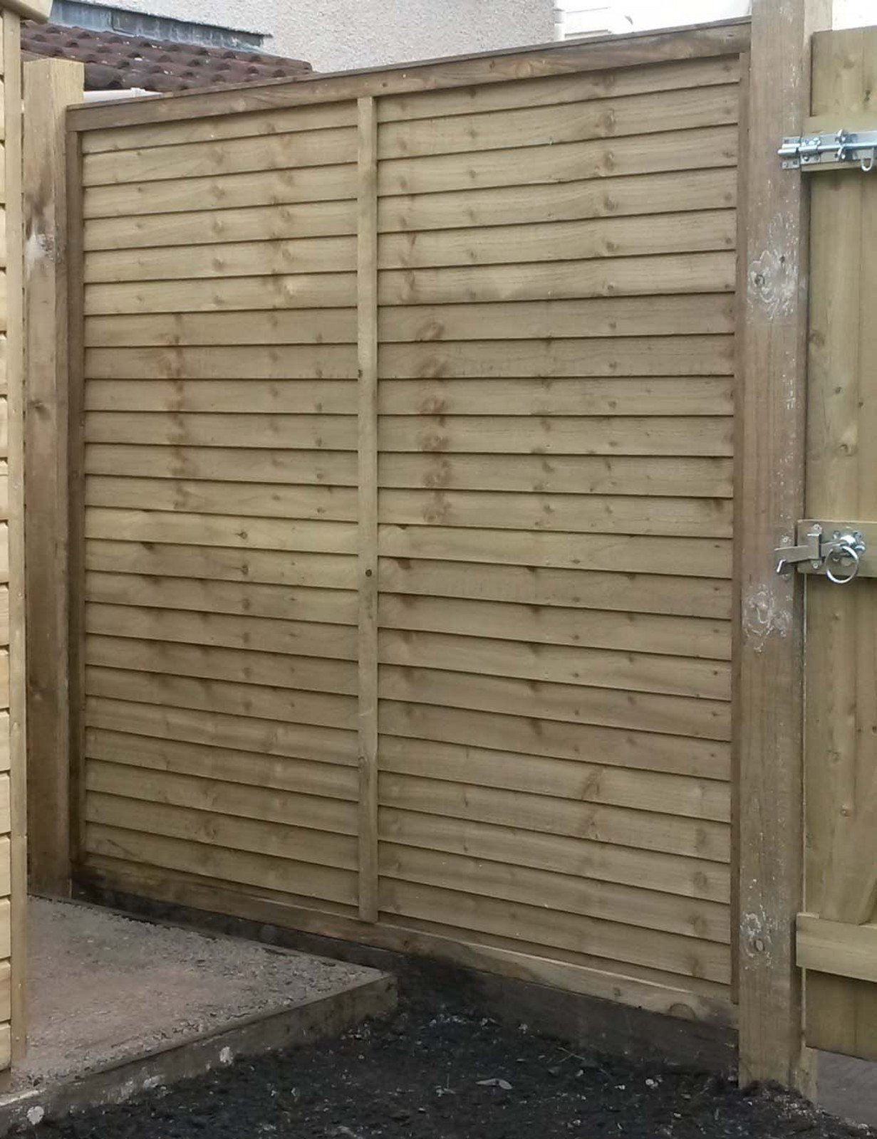 Pressure Treated Overlap Fence Panel | Products | Fountain Timber