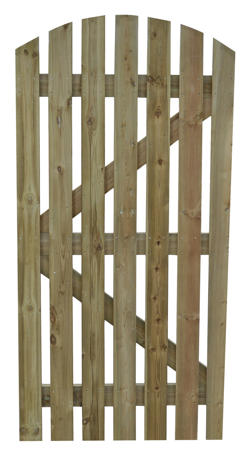Palisade Gate Round Top | Products | Fountain Timber
