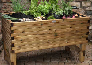 raised vegetable planter