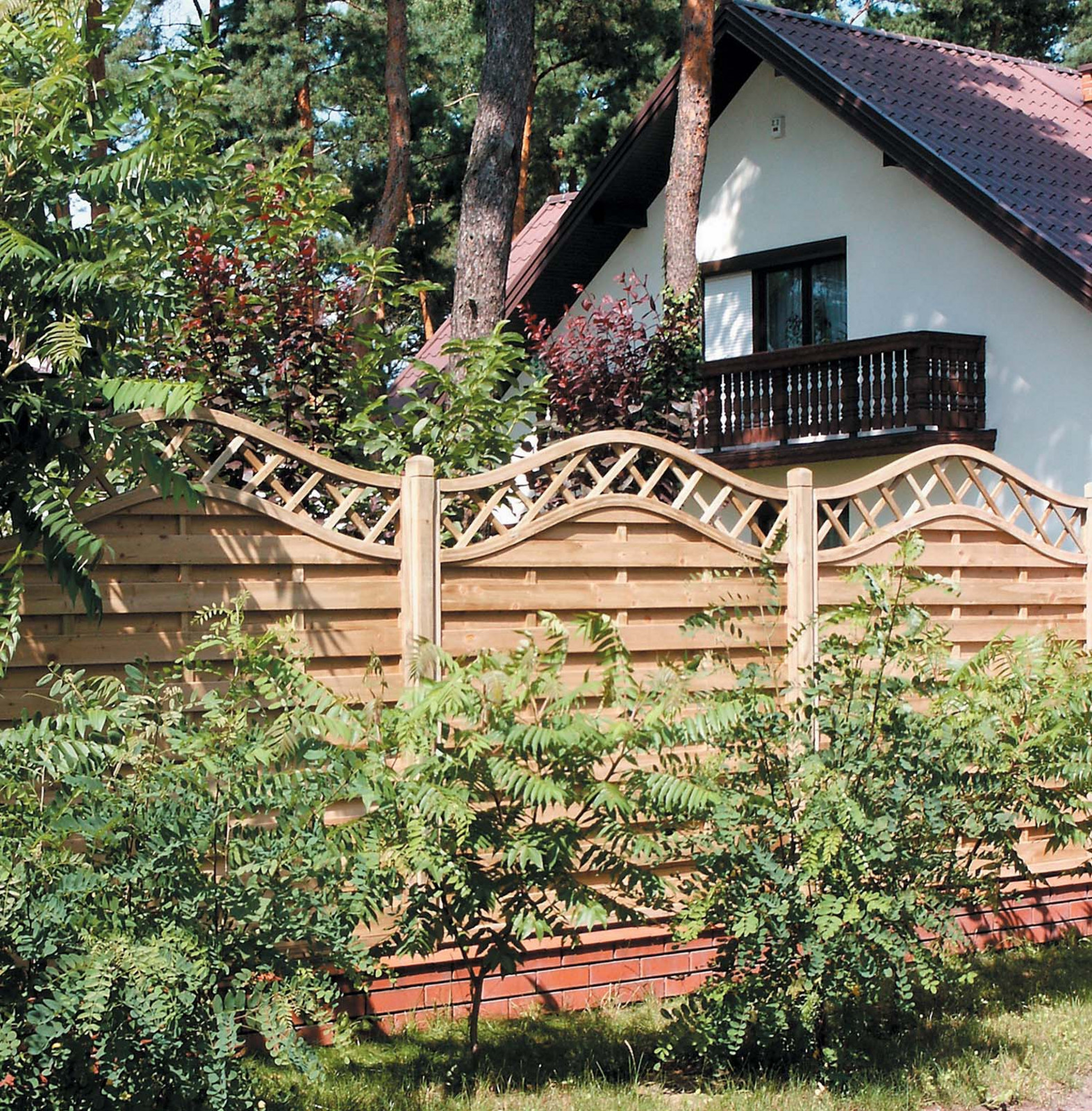Omega Rails Panel Somerset Omega Fence Panel | Products | Fountain Timber