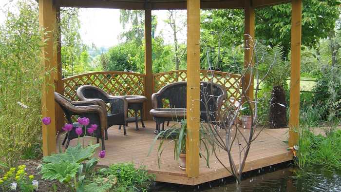 Large garden pergola Large garden pergola