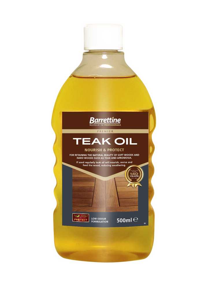 Teak Oil For Wood – Garden Furniture Treatment – Protect, Seal & Restore – Furniture Clinic (Clear)