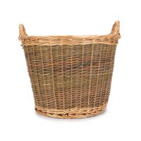Willow Log Basket with Hessian Lining - Side - 84142.jpg
