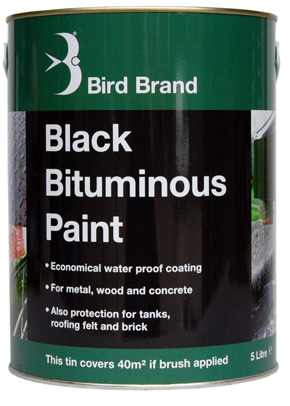 Bird Brand Black Bituminous Paint Products Fountain Timber
