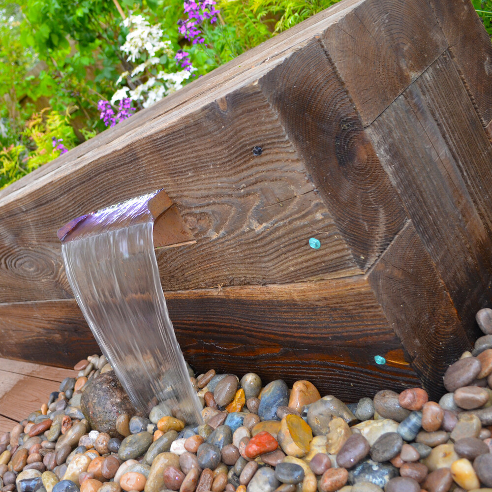 Charred Brushwood Sleepers Products Fountain Timber