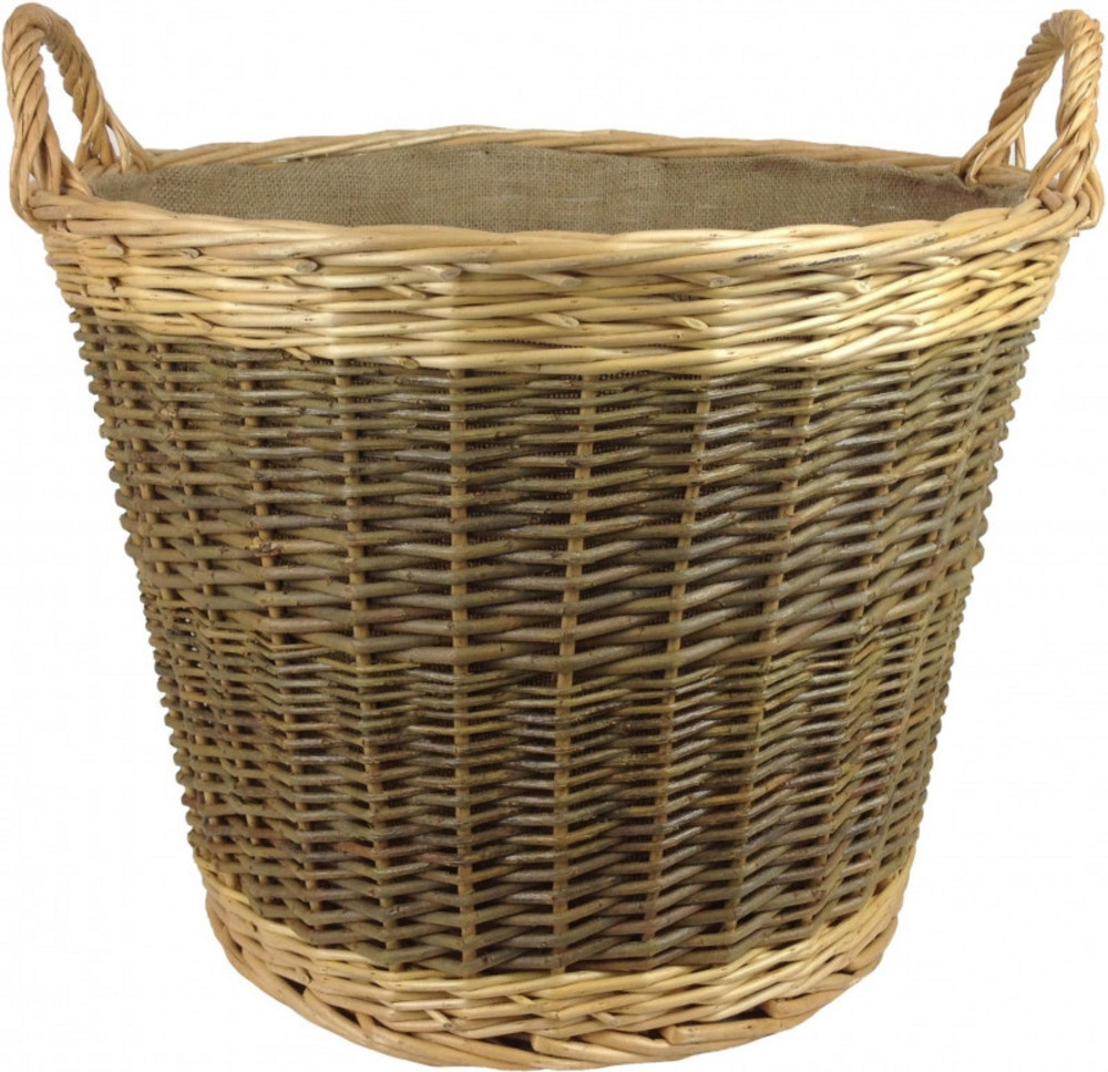 Log Basket With Lining Products Fountain Timber