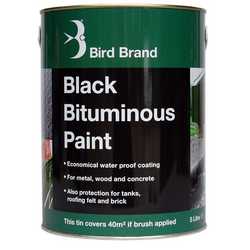 Bird Brand Black  Bituminous Paint 