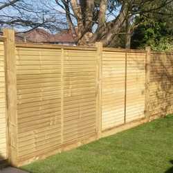 Pressure Treated Overlap Fence Panel