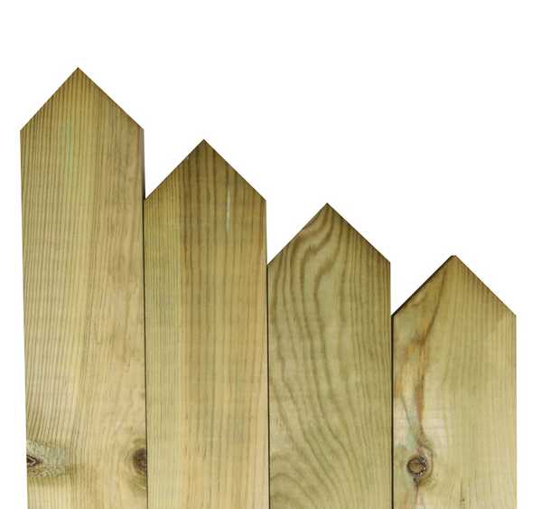 Individual Planed Pointed Top Picket