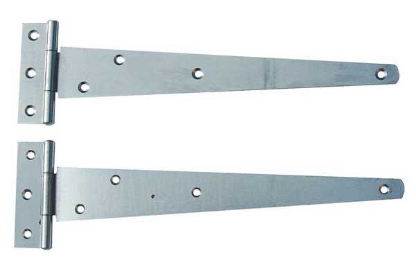 Light Galvanised Tee Hinge